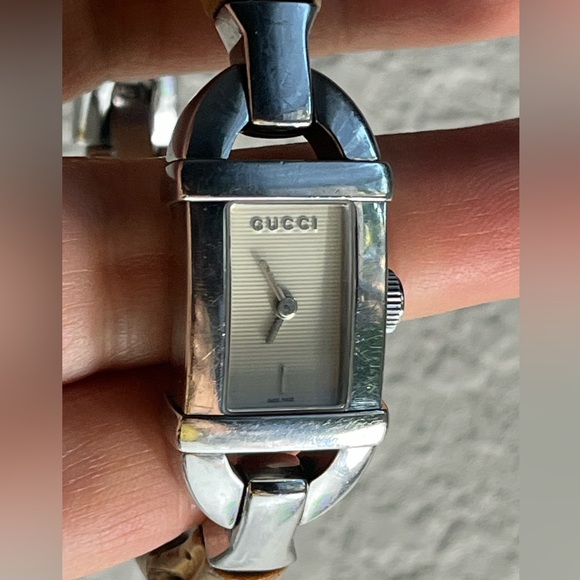 GUCCI 6800L BAMBOO BANGLE ladies watch - Picture 11 of 15